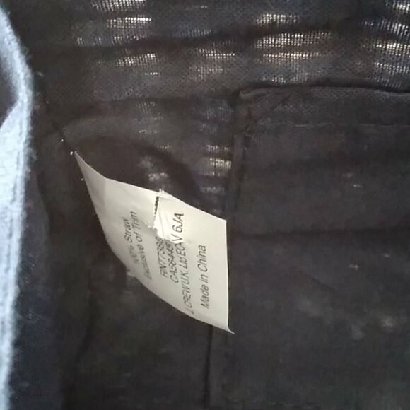 J CREW FACTORY HAVANA NAVY BLUE AND NATURAL WICKER STRAW CLUTCH EVENING BAG - Picture 13 of 16